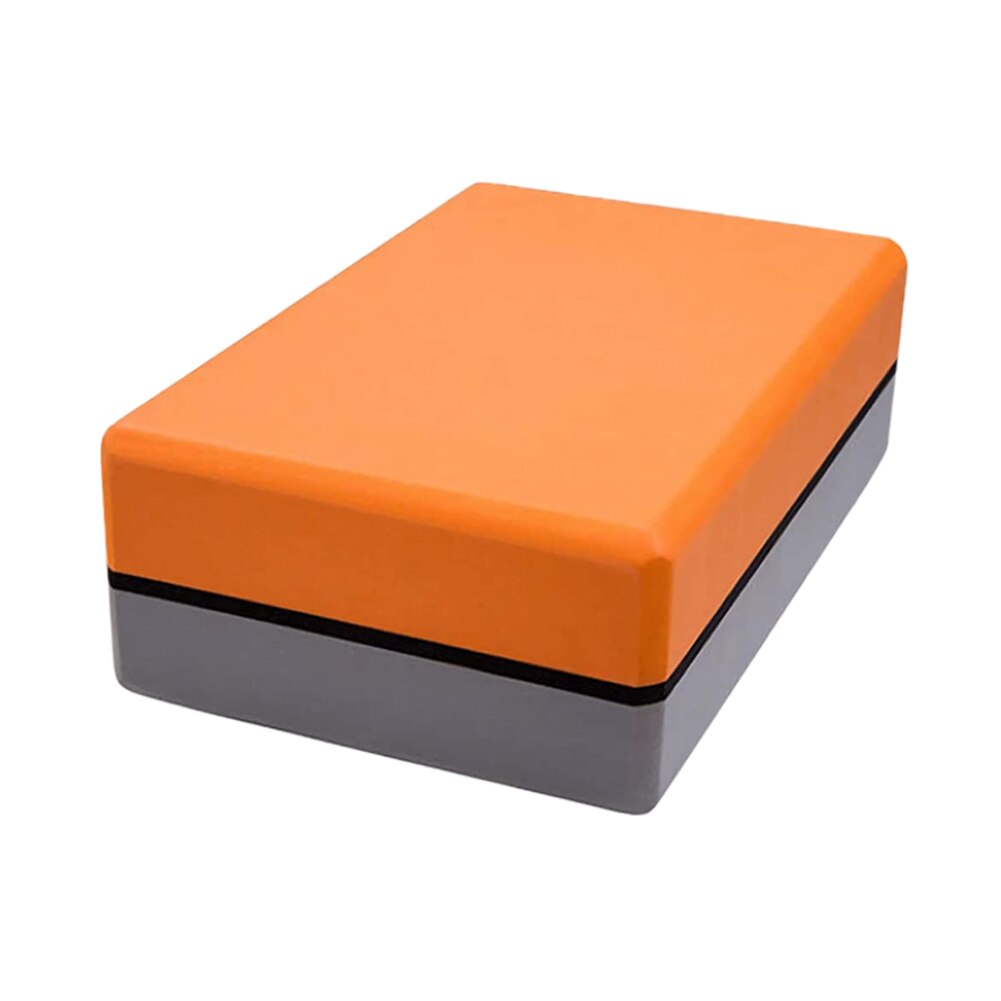 Pilates kerntraining fitness oefening dubbele kleur beginner yoga blok hulpstuk hoge dichtheid niet-giftig eva schuim biologisch afbreekbaar: Bruin