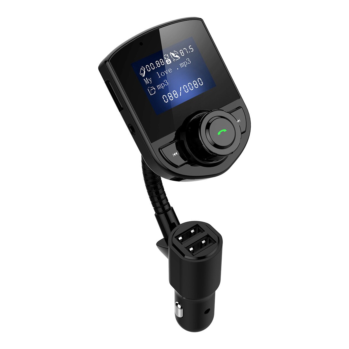 BT52 Bluetooth Hands-Free Car Kit MP3 Automotive MP3 Player Bluetooth Hands-Free Phone Fast Charge FM Transmitter Car MP3