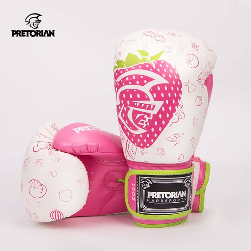 Pretorian guantes De boxeo gemelos Muay Thai MMA gimnasio Grant Luva De Boxe De entrenamiento Sarung Tinju De vestir guantes: Rosa