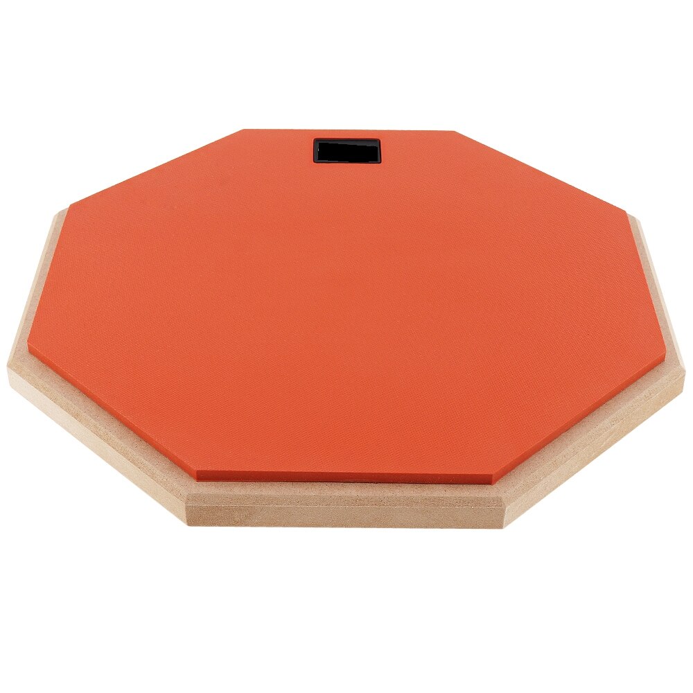 12 Inch Rubber Wooden Dumb Drum Practice Training Drum Pad with Maple Drum Sticks