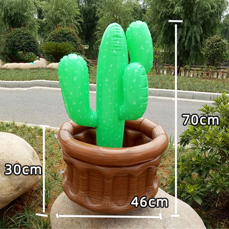 Inflatable Coconut Tree Ice Bucket Bird Shark Inflatable Toy Beach Swimming Pool: -B