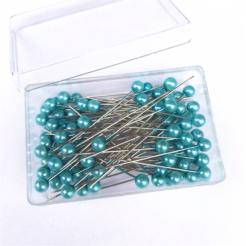144 Épingles à Tête Extra Longue Pour Couture, Mariage, Fleuristes Et Loisirs Créatifs - Perles Rondes Multicolores