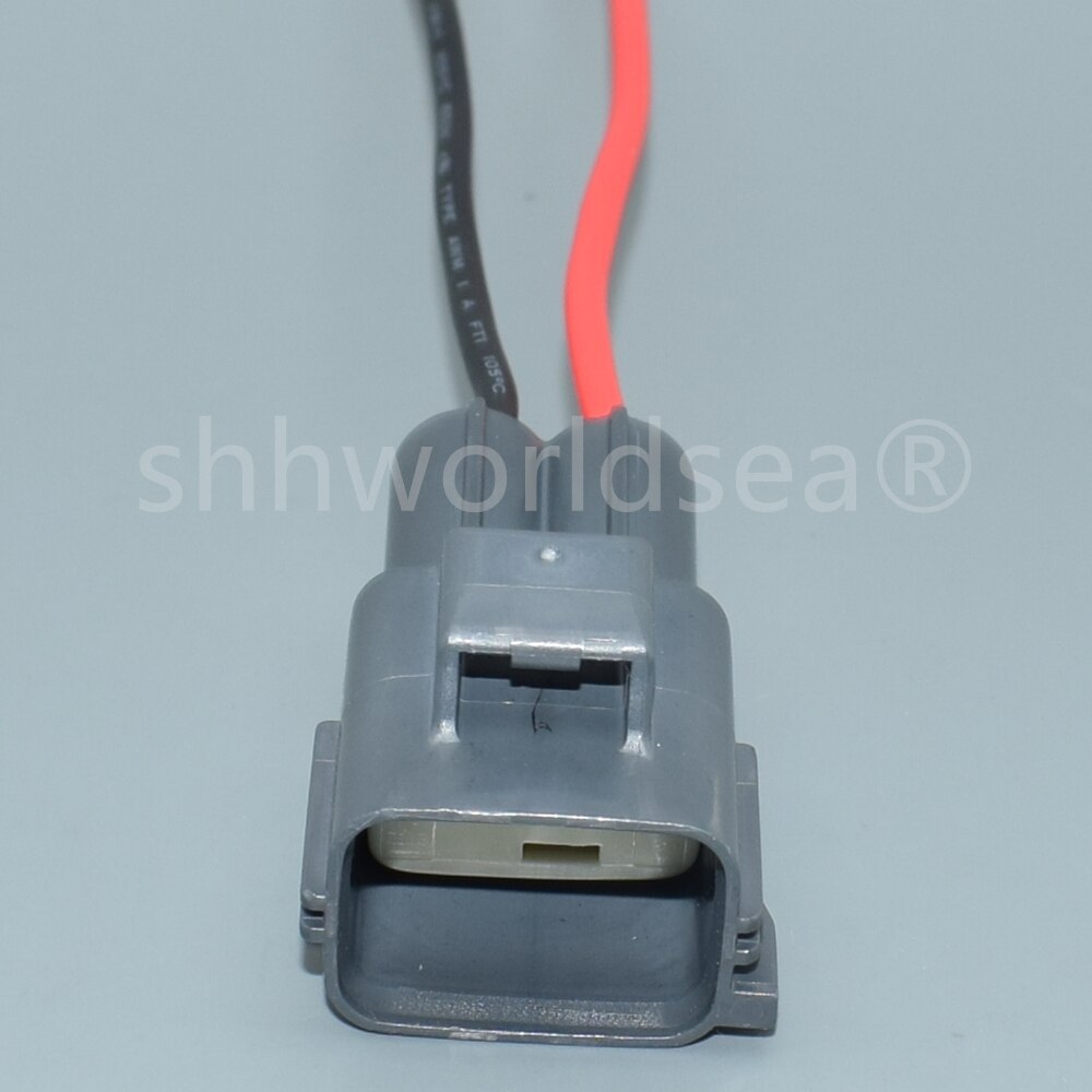 shhworldsea 2 Pin Automotive Electrical Wire Connector 6.3 MM male Female Plug 7283-5596-10 7282-5596-10 With Pins Seals: 1PCS male