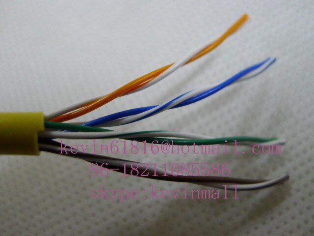 Networking kabel CAT5E montage kabel koperdraad, 8 core, 1 m lengte, zachte , originele van zte onu. FiberCore