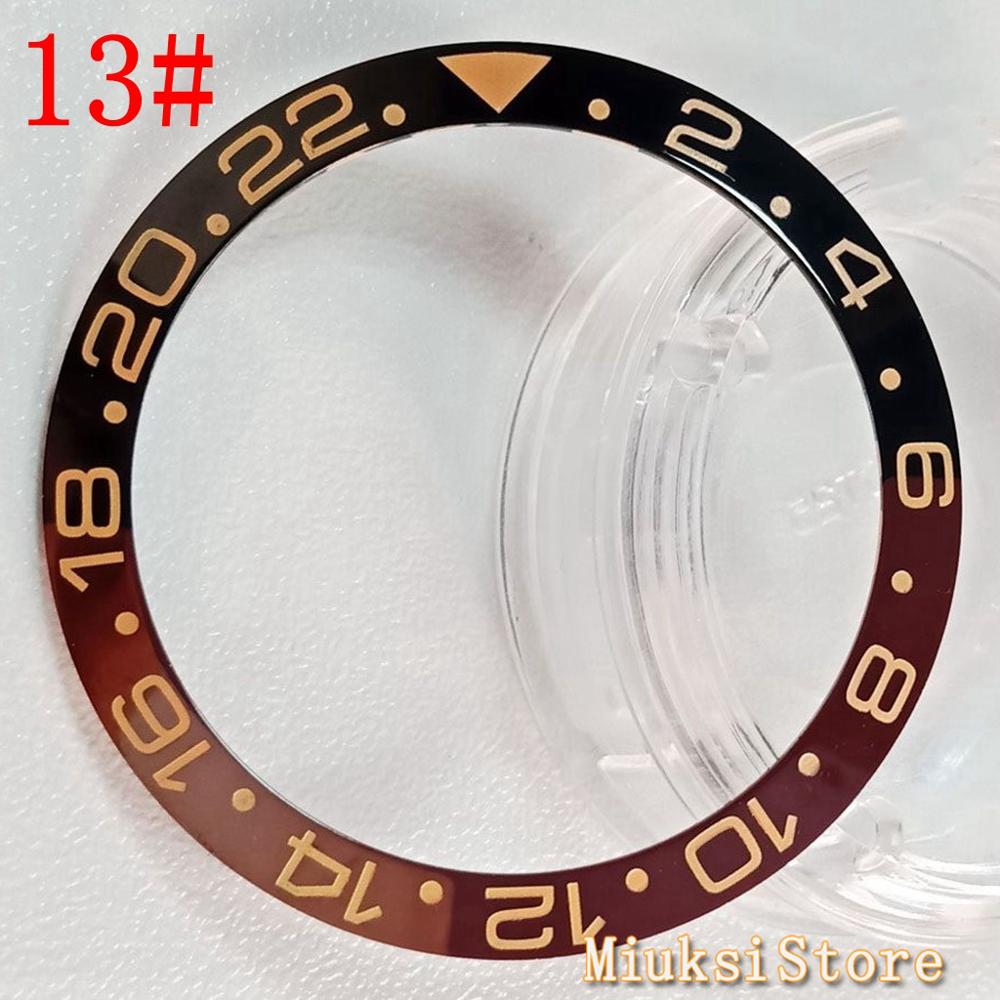 38mm gmt keramiikkakehys titaanikellojen kehykset sopivat automaattiseen mekaaniseen kelloon 40mm miesten kellon kehystä: 13