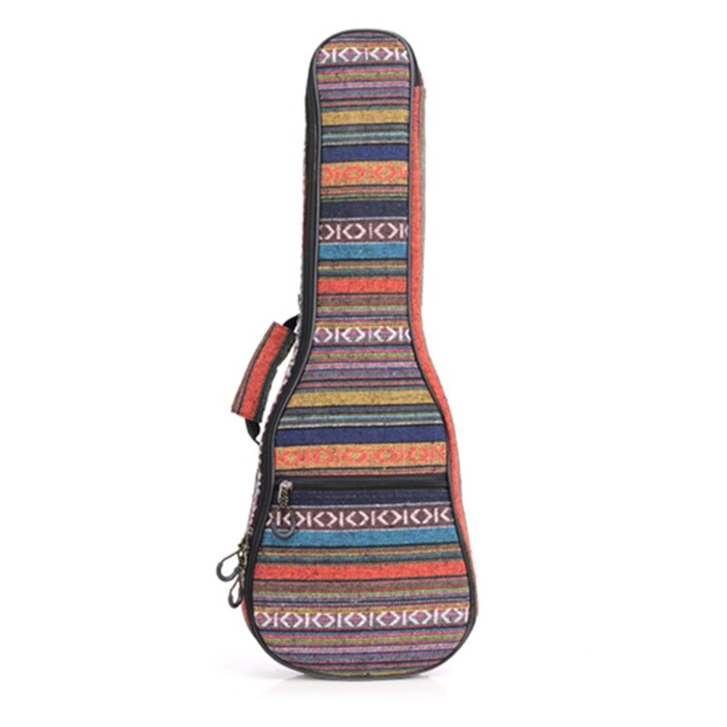 Pocket Ukulele Case Pearl Cotton Portable Waterproof Ukulele Bag Cover Cute Ukulele Backpack Accessory Storage Pocket: 23 inches