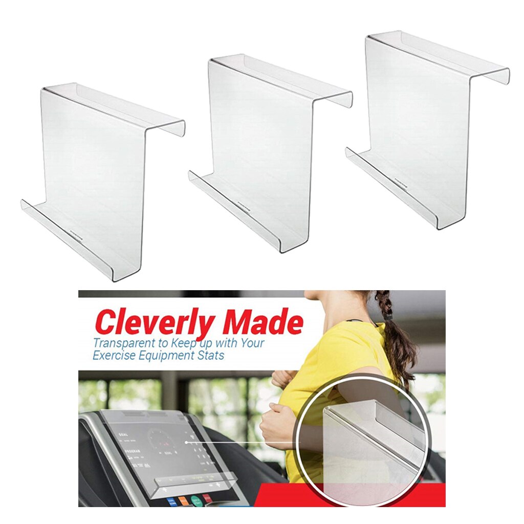 3Pieces Fitness Equipments Dashboard Reading Display Supporter Book Tablet Racks