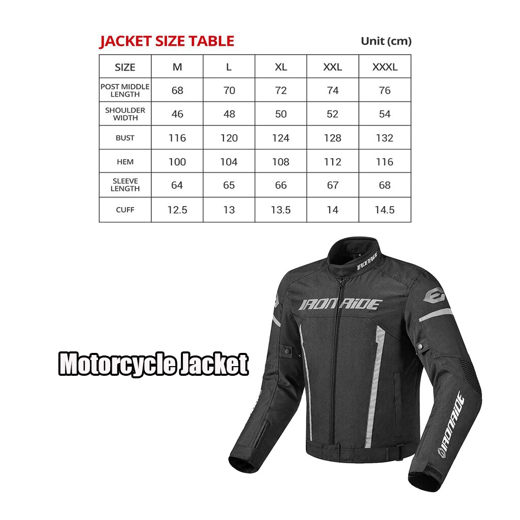 Men's Motorcycle Jacket Work Jacket Waterproof for Dirt Bike Windproof