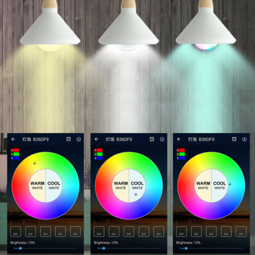 Wifi Slimme Lamp Lampen Led Lamp Voor Google Home /Alexa/Ifttt 3 Pc Lamp Ampul Ampolletas Энергосберегающая лампа