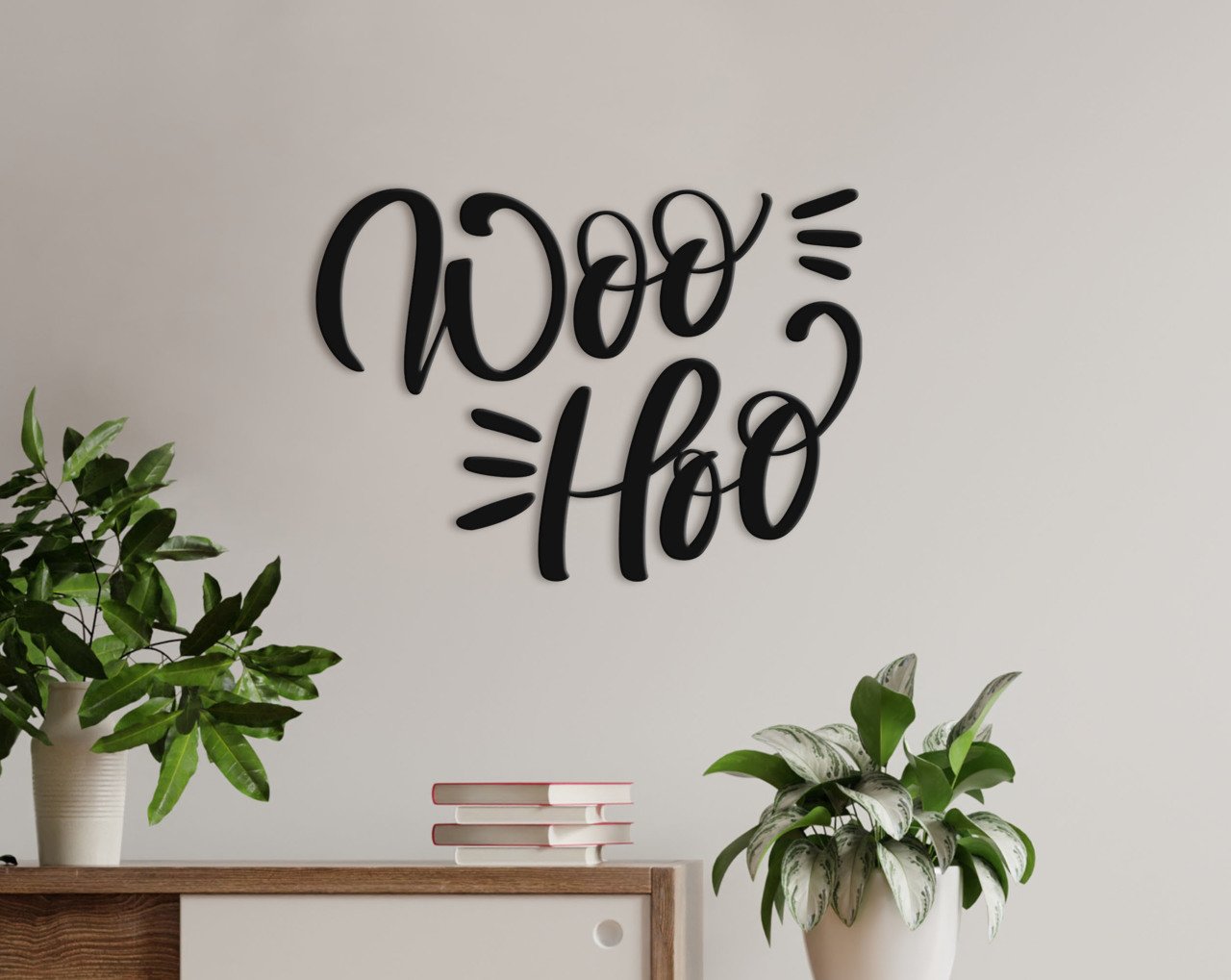 Bk Thuis Woo Hoo Houten Muur Yazısı-1: Default Title