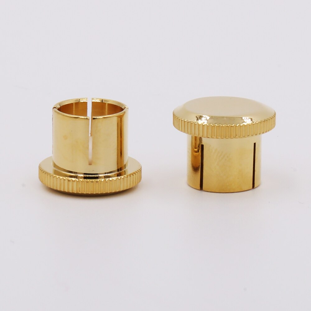 12pcs Noise Stopper 24K Gold Plated Copper RCA Plug Caps under inset