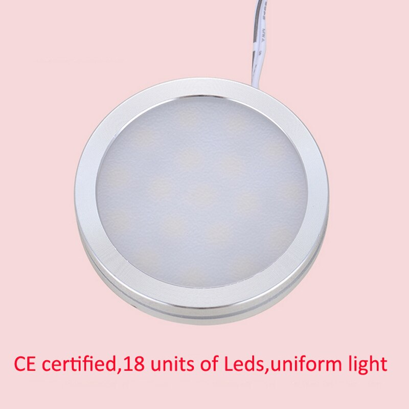 Luces LED para debajo del armario, iluminación para encimera de cocina, hogar, paquete de 6 unidades
