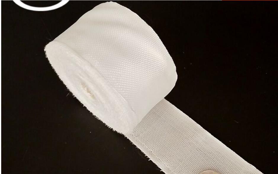 Width 10cm X 40 meters glass fiber cloth tape,fireproof retardant, heat insulation, anti-corrosion insulation material.