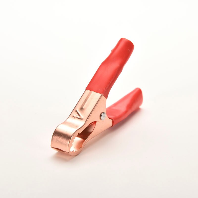 2Pcs 50A Rood + Zwart 80Mm Auto Alligator Clips Accuklemmen Crocodile Clip