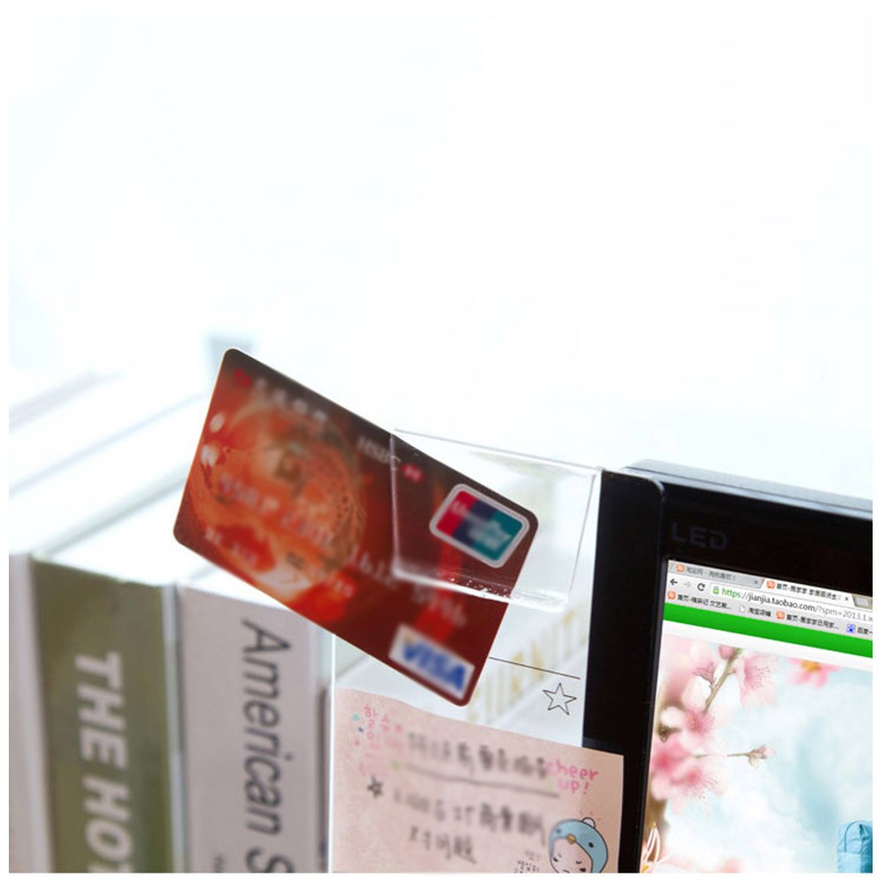 Computer Display Screen Sticker Acrylic Adhesive Sticky Notes With Charging Hole Phone Holder Bookmark Notes Message Board
