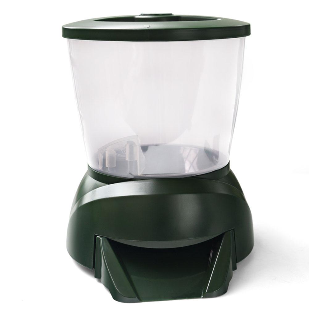 Automatische Teich Fisch Zubringer Fischfutter Spe... Grandado