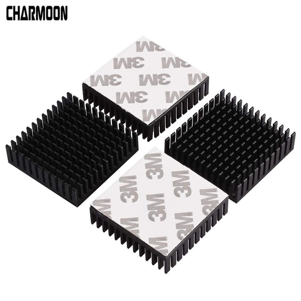 3/5Stck Schwarz Kühler Aluminium Motor- Kühlkörper Extrudierten Wärmeableitung Elektronische Kühlkörper für 42 stepper Motor- 3D drucken