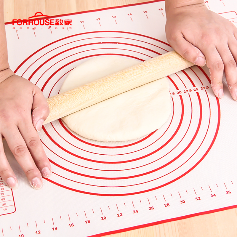 Siliconen Bakken Matten Pastry Boards Rolling Mat Opvouwbare Pad Cookie Non-stick Kneden Bakvormen Gebruiksvoorwerpen Mat