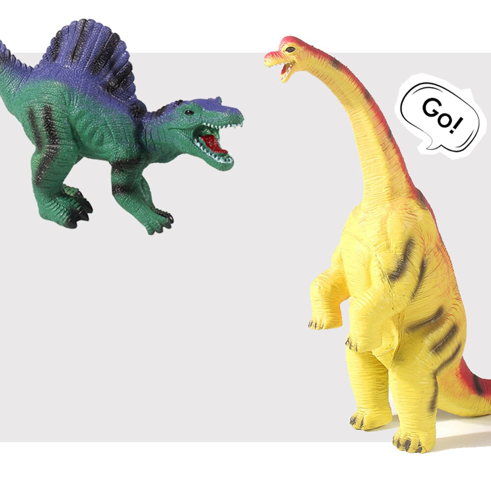 48CM Educational Vocal Dinosaur Toys Kids Realistic Soft PVC Plastic Figures Animal Model Toys for Children Xmas