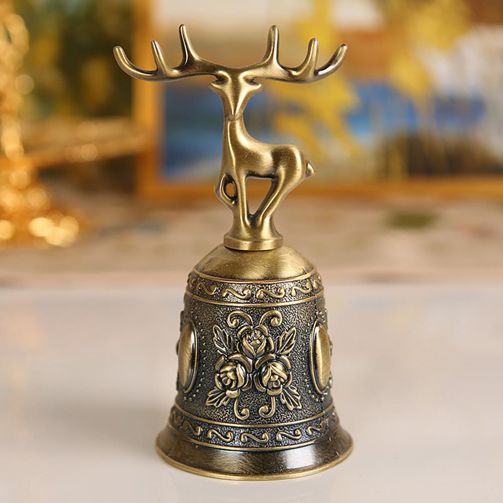 Hand Call Bell Gold Silver Bells Pleasant Sound Zinc Alloy Fine Texture Desk Service Bell Innovative Hand Call Bells