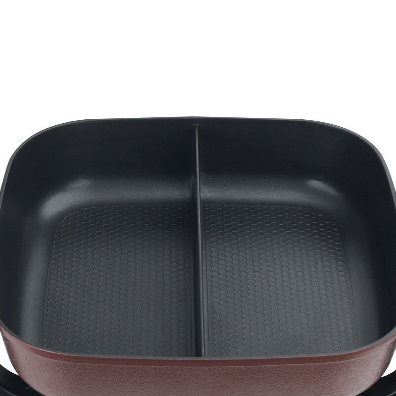 Double-tube Korean multi-function electric cooking pot, boiling stew pot for household dormitory stainless steel rice cooker