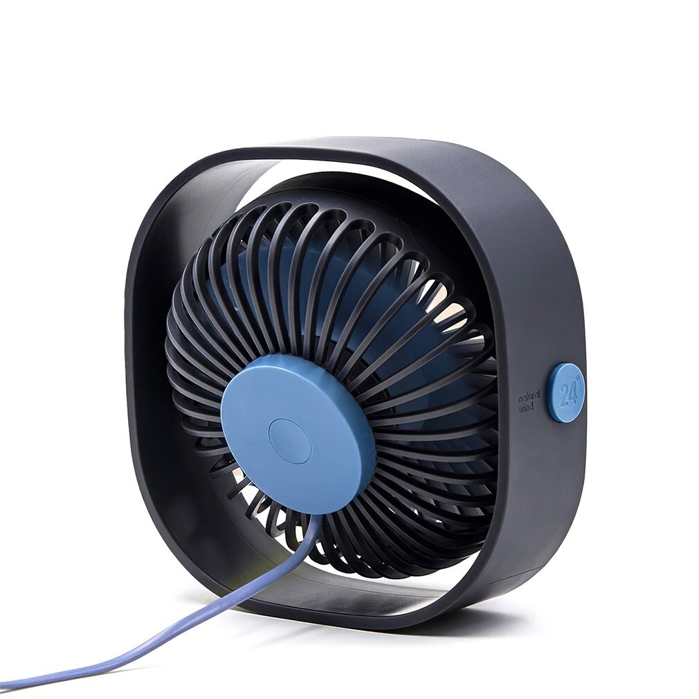 USB Desk Fan Mini Portable Electric Cooling Fan With 3 Speeds Powerful And Super Silent Fan Ideal For Office Home