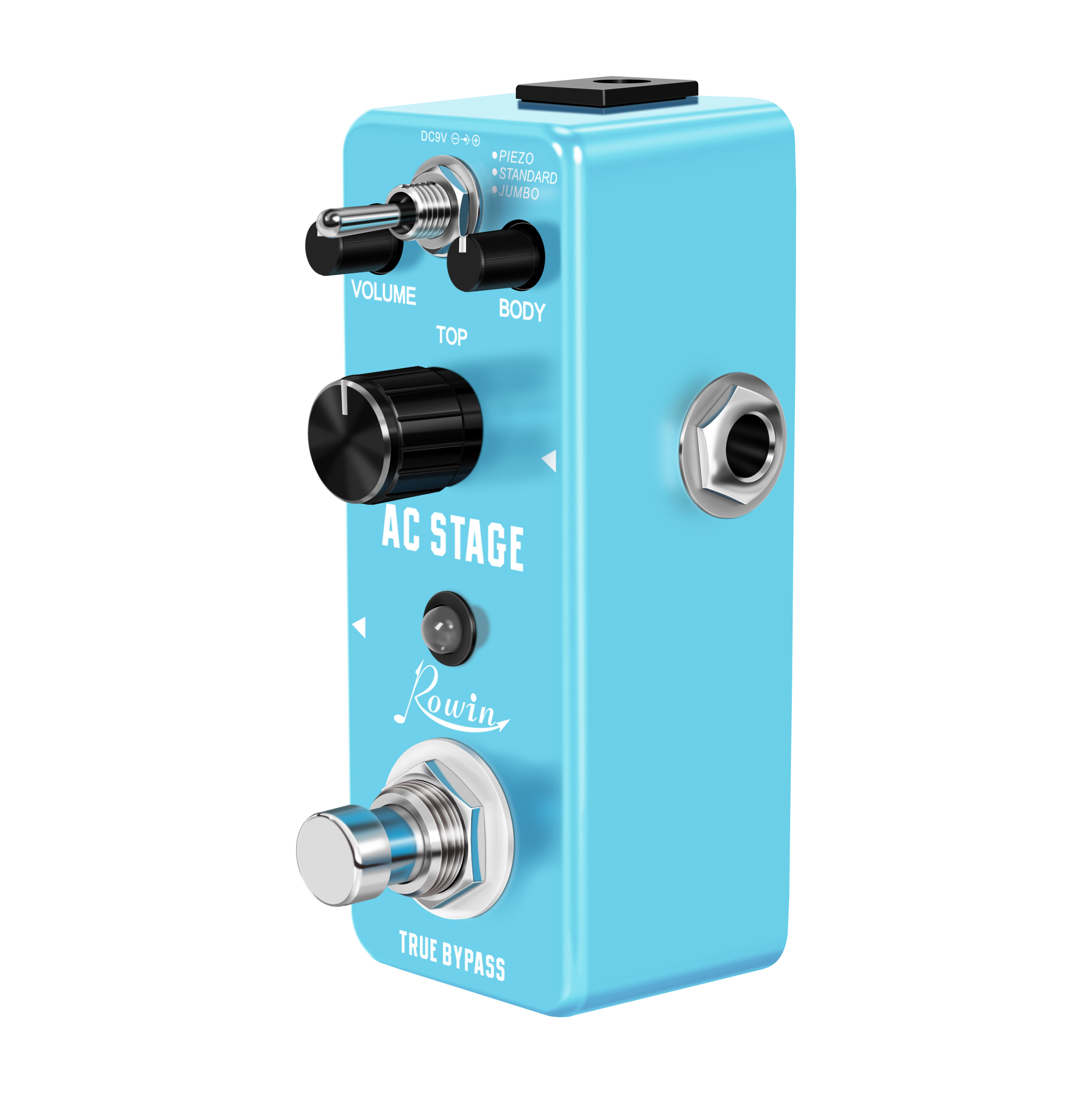Rowin Gitarre Effekte Klassische Ac Bühne Akustische Effekte Pedal Gitarre True Bypass Akustische Gitarre Simulator Effekte