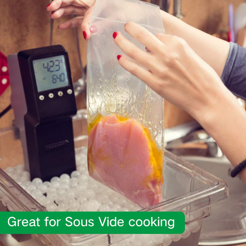Sous vide rullpåsar för vakuumförpackningsmaskin förpackning matförvaring vakuumpåsar för vakuumförslutare längd  is 1500cm