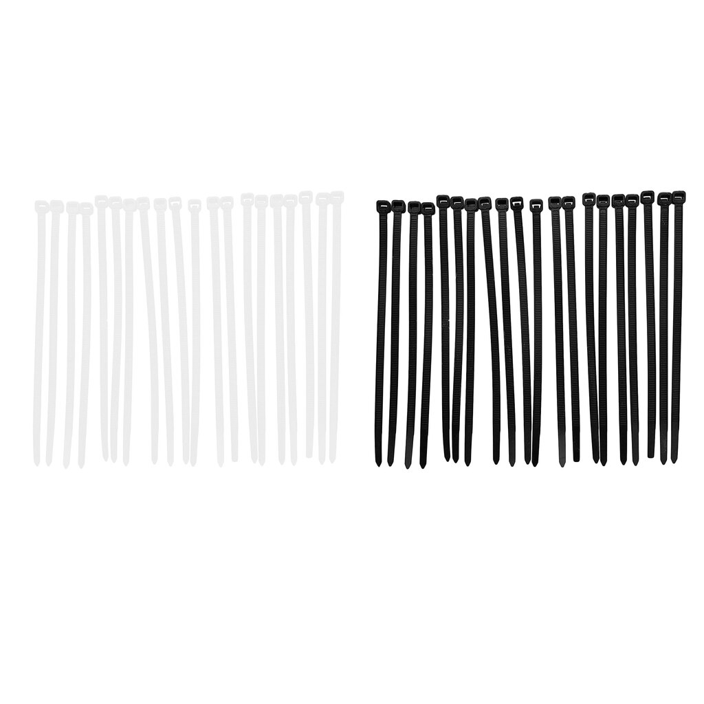 20 piezas bridas de nailon resistentes a los rayos UV, largas y anchas, Extra grandes, con cremallera, correa de envoltura de Cable
