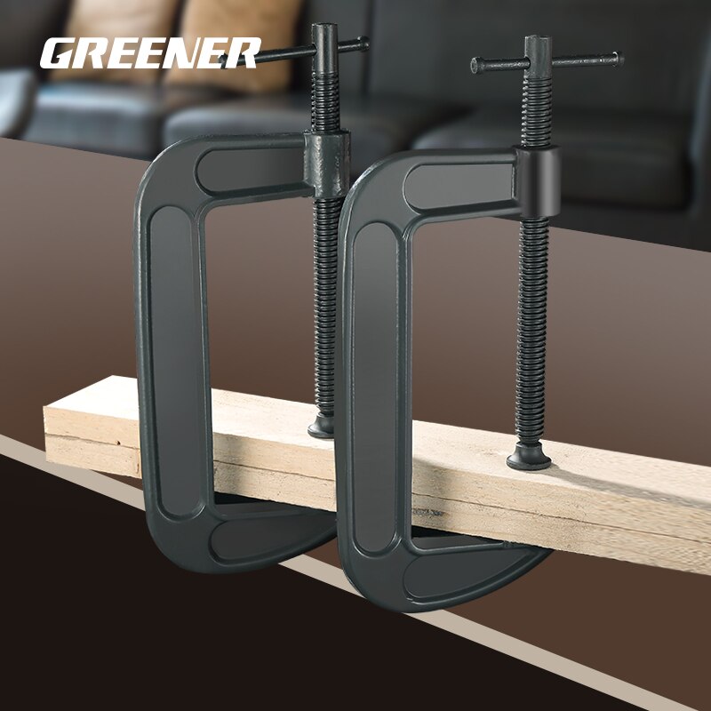 Greener Heavy Duty G Clamp 1-12inch Heavy Duty C-clamp G-clamp Heavy Duty Metal Carpenter Handyman Woodworking Tool