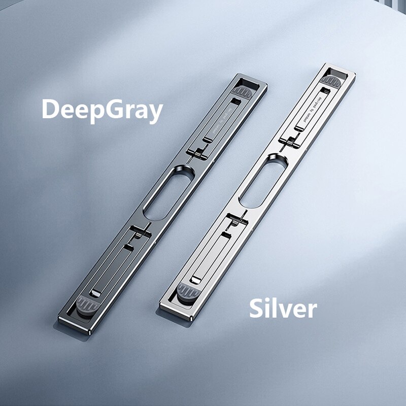 Aluminum Invisible Laptop Stand Keyboard Holder Foldable Height Adjustable For Macbook Pro Air Notebook Tablet Desk Stand