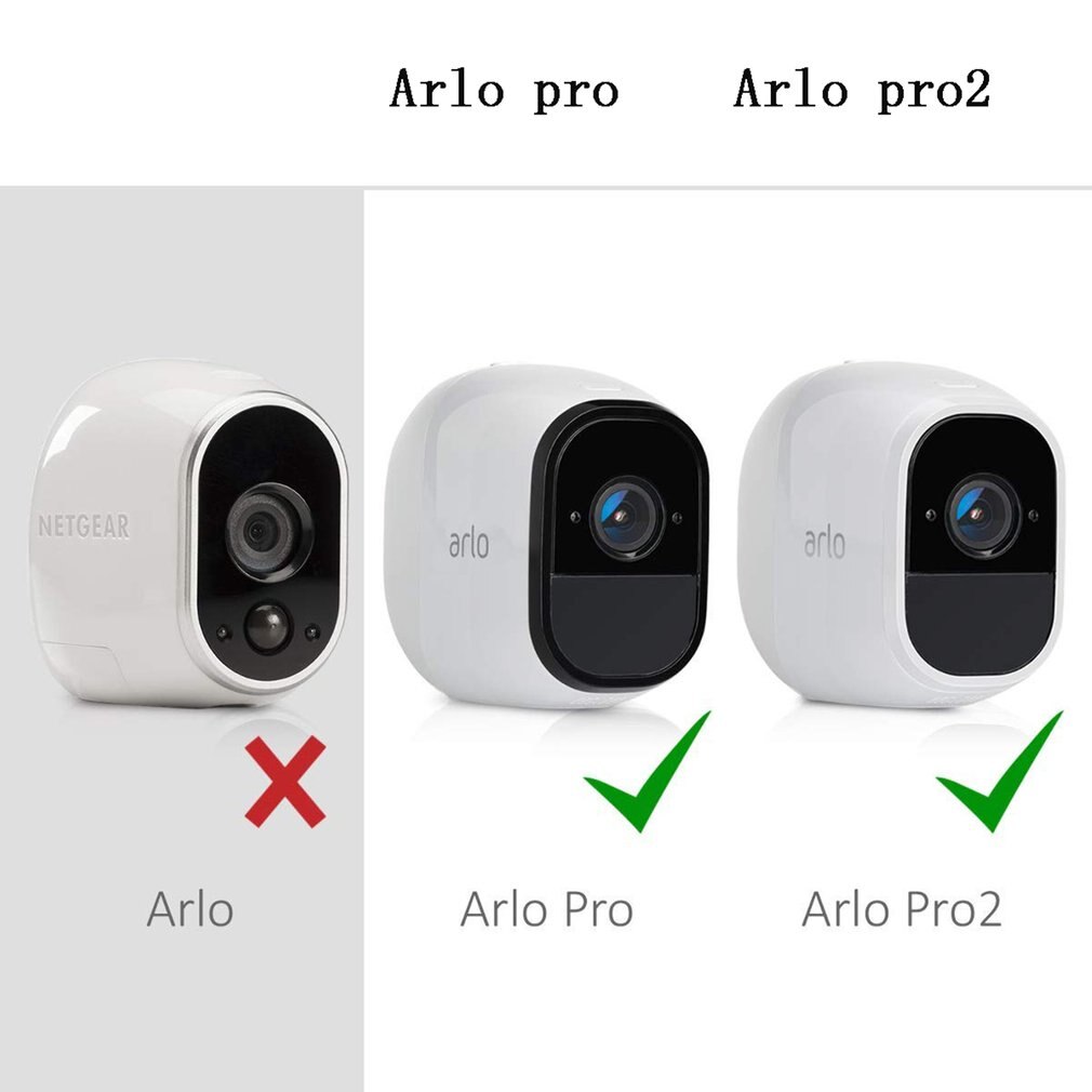 Silikone etui cover uv og vejrbestandigt cover trådløst kamera sikkerhed silikone etui til arlo go / arlo pro / arlo pro 2