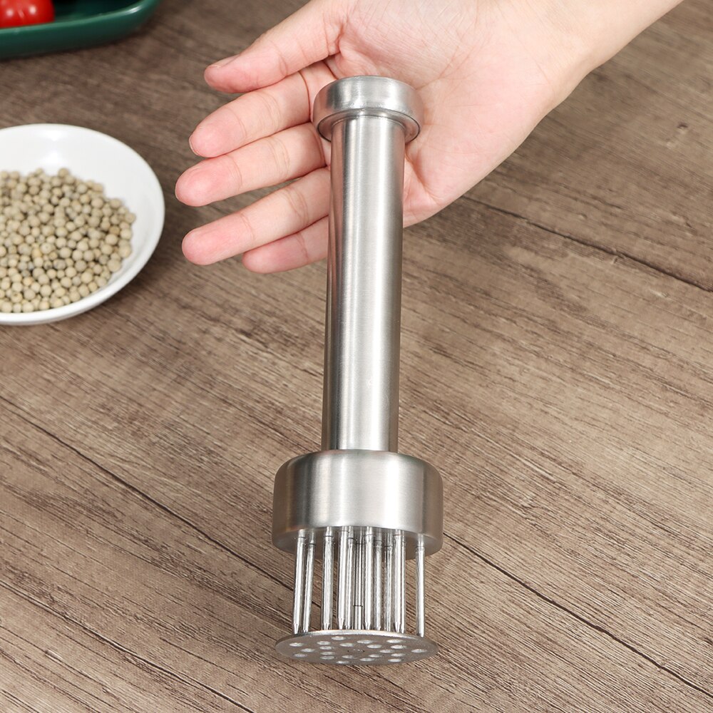 Kitchen Cooking Tools Meat Tenderizer Tool Pounder Gadgets Stainless Steel Steak Hammer Mallet Needle Loose Household Pork Chop