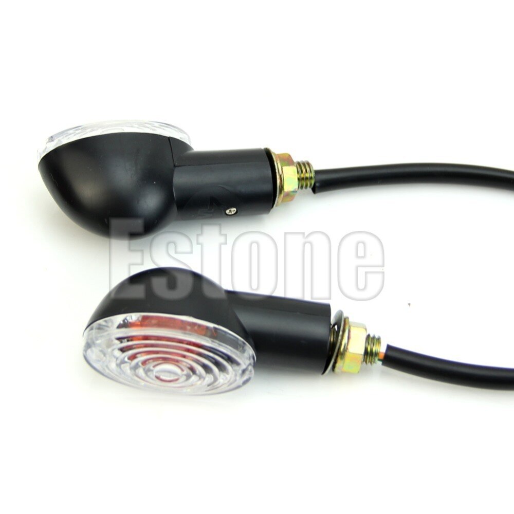 4X Universal- Motorrad Halogen Birne Blinker Blinker Anzeige Licht Bernstein