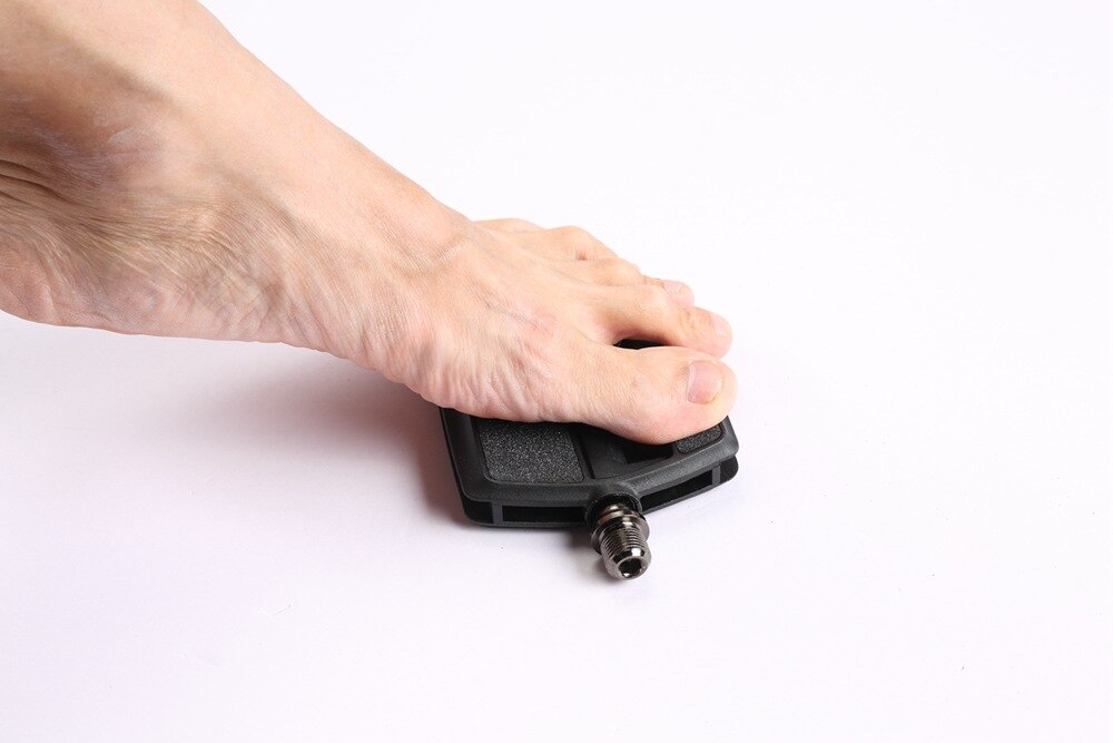 Urban Flat Pedals "Rf" Ultimate Platform Bike Pedal with Sand Paper Grip Zone for E-Bike City&amp;Trekking BMX Fixie Singlespeed