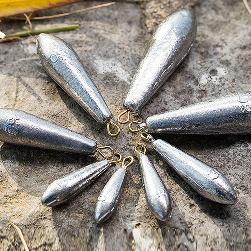10 Uds 10g 15g 20g 30g 40g 50g plomo de pesca peso grande peso de fundición lejana plomo de pesca de mar para accesorios de aparejos