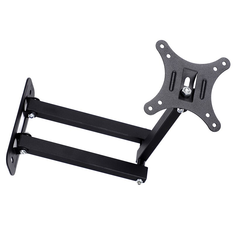 Universal 15Kg Adjustable Flat Panel Frame Tv Wall Mount Bracket Support 10 Degrees Tilt For 10-26 Inch Lcd Led Monitor