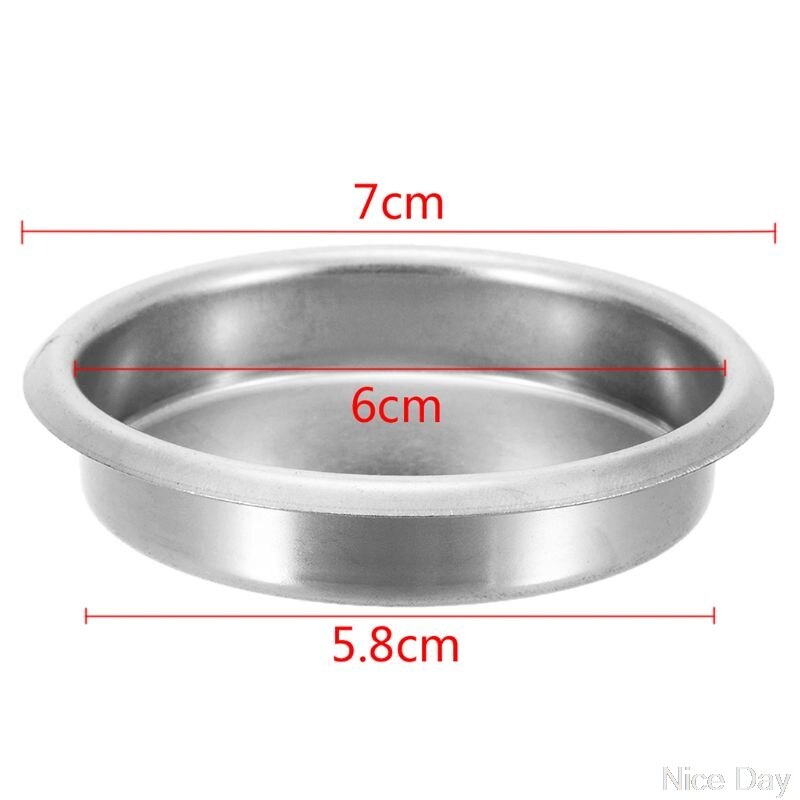 58mm Diameter Stainless Steel Blind Filter Coffee Machine Maker Backflush Basket My30 20