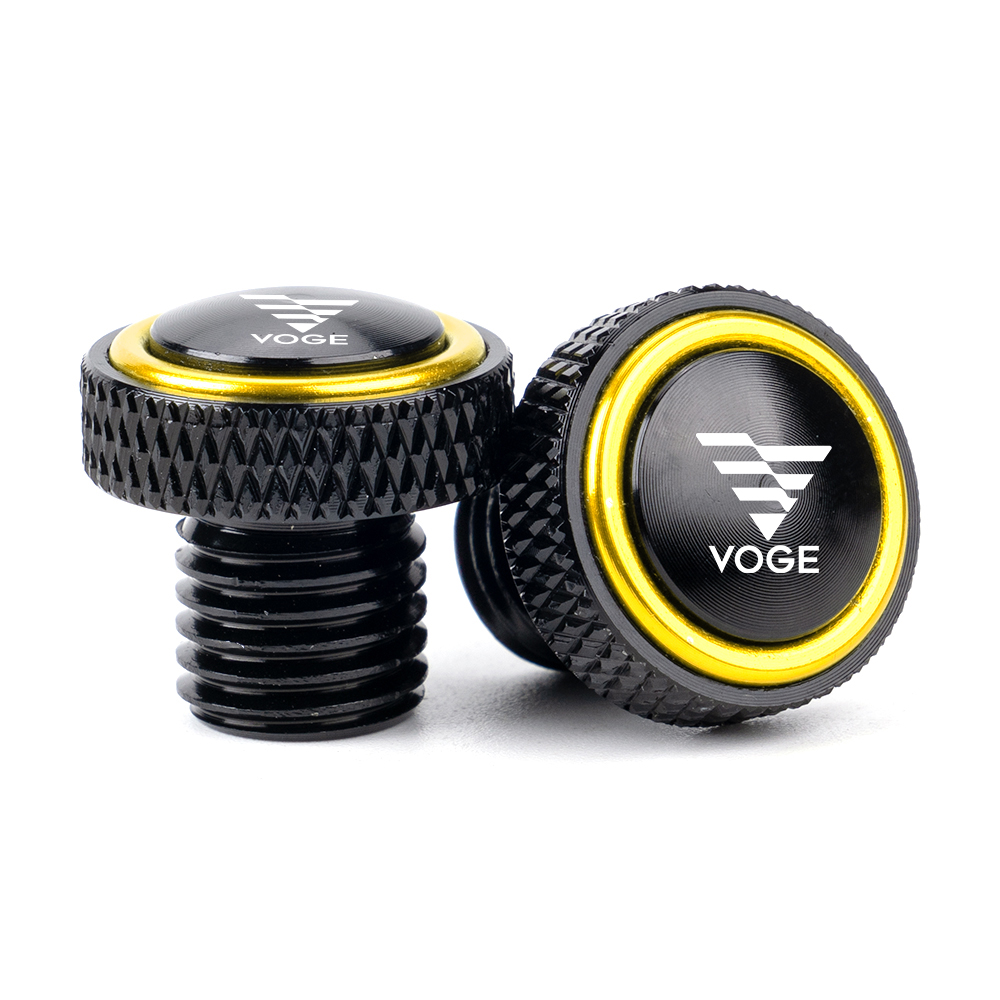 CNC para Loncin Voge 900 DSX 525 Voge 500R 300RR 250RR 180RR 300AC espejos de motocicleta agujero tornillos tapas espejo agujero cubierta: Morado