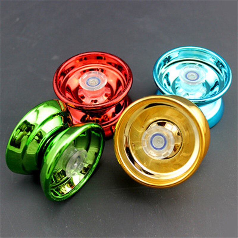 YoYo de aleación de aluminio para niños y adultos, rodamiento de bolas YoYo para principiantes, juguete interesante de clásica, 1 ud.