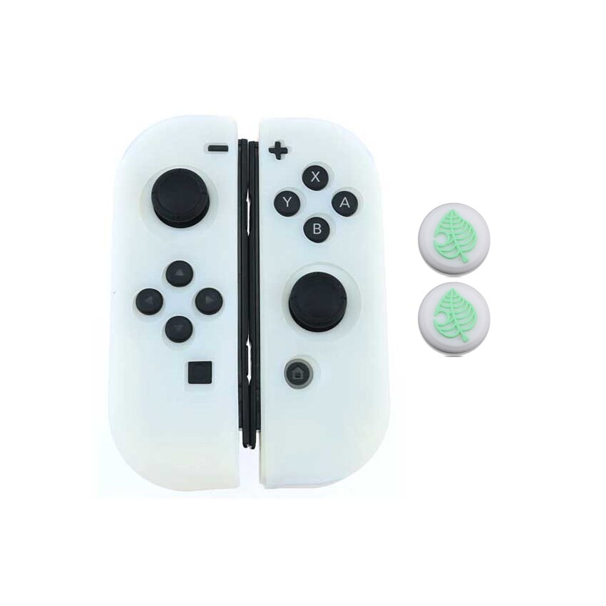 YuXi della Gomma di Silicone Copertura Della Cassa Della Pelle Per Nintend Interruttore Lite NS Gioia Con JoyCon Controller Con Thumb Stick Grip Joystick cap