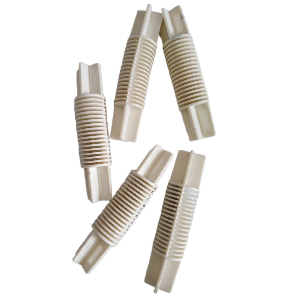 5 X Hoek Erker Gordijn Pole Beugel Staaf Ellebooggewricht Connector Plastic