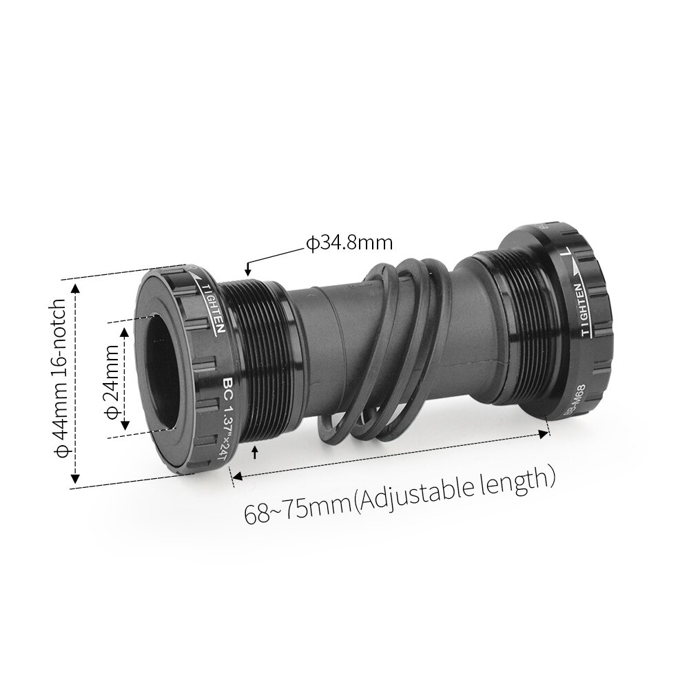 JSHOU BIKE Bicycle BSA Thread Bottom Bracket BB Axle Parts Accessories Tool for SRAM GXP 24mm 22mm MTB Mountain Bike