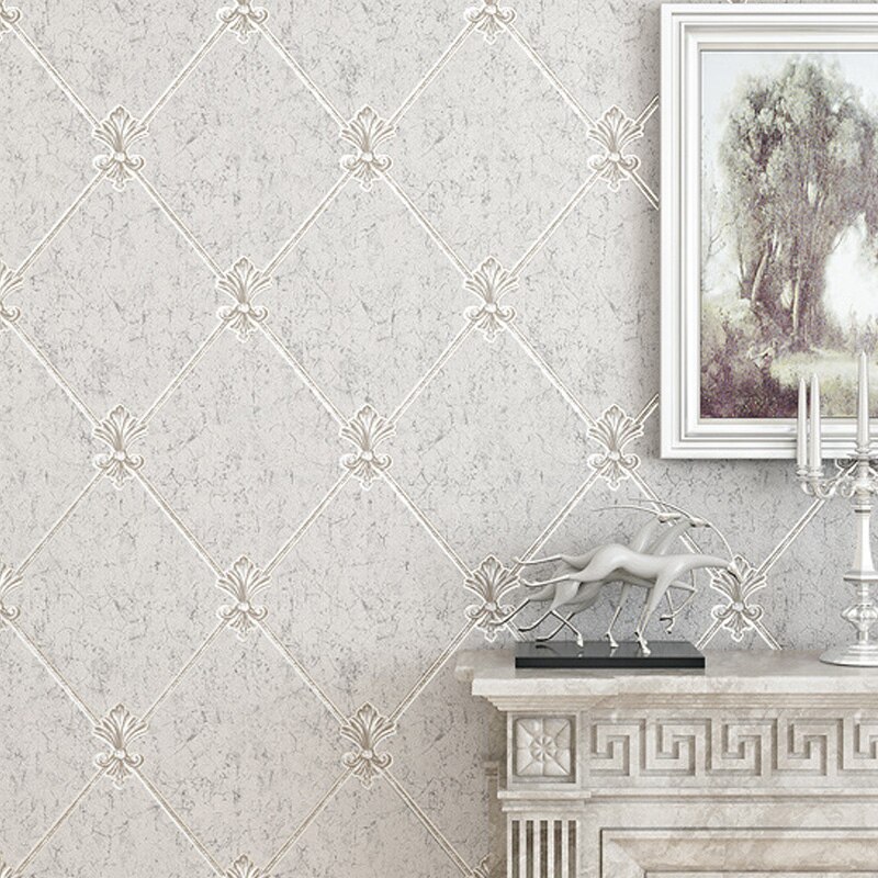 Papel tapiz 3D de imitación de mármol para pared, tapiz grueso de de imitación de cuero, entramado de diamantes para dormitorio, U169