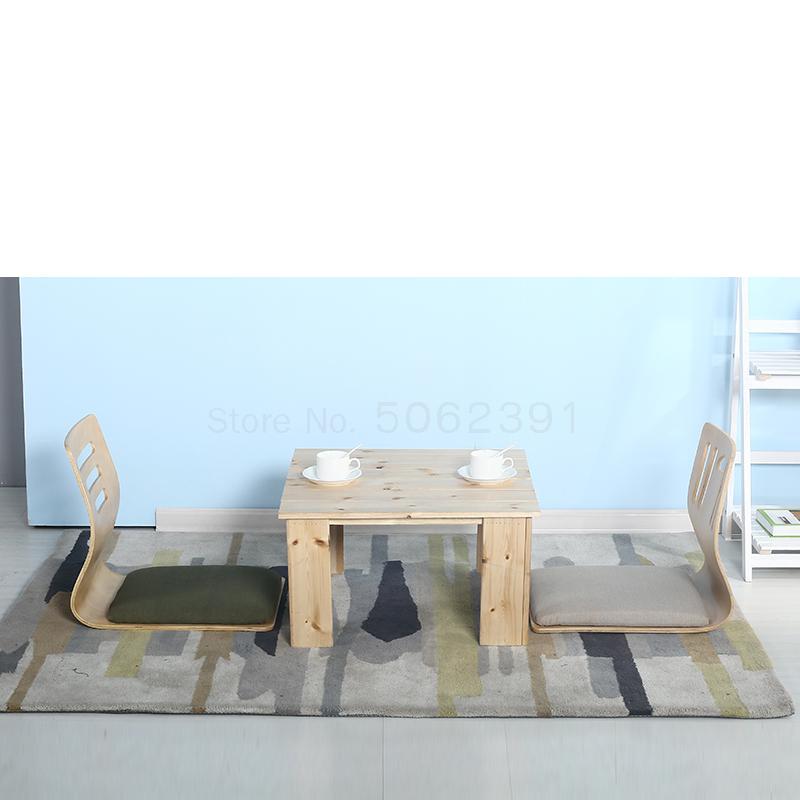 Tatami et chambre chaise lit ordinateur chaise simple sans jambes dossier chaise tabouret japonais et coréen paresseux Qumu flotteur fenêtre chaise