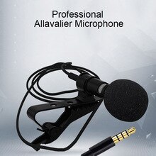 LEORY Draagbare Condensator Microfoons Revers Clip-on Microfoon Lavalier Bedrade Microfoon voor Opname Toespraak Microfone 3.5mm Jack Mini