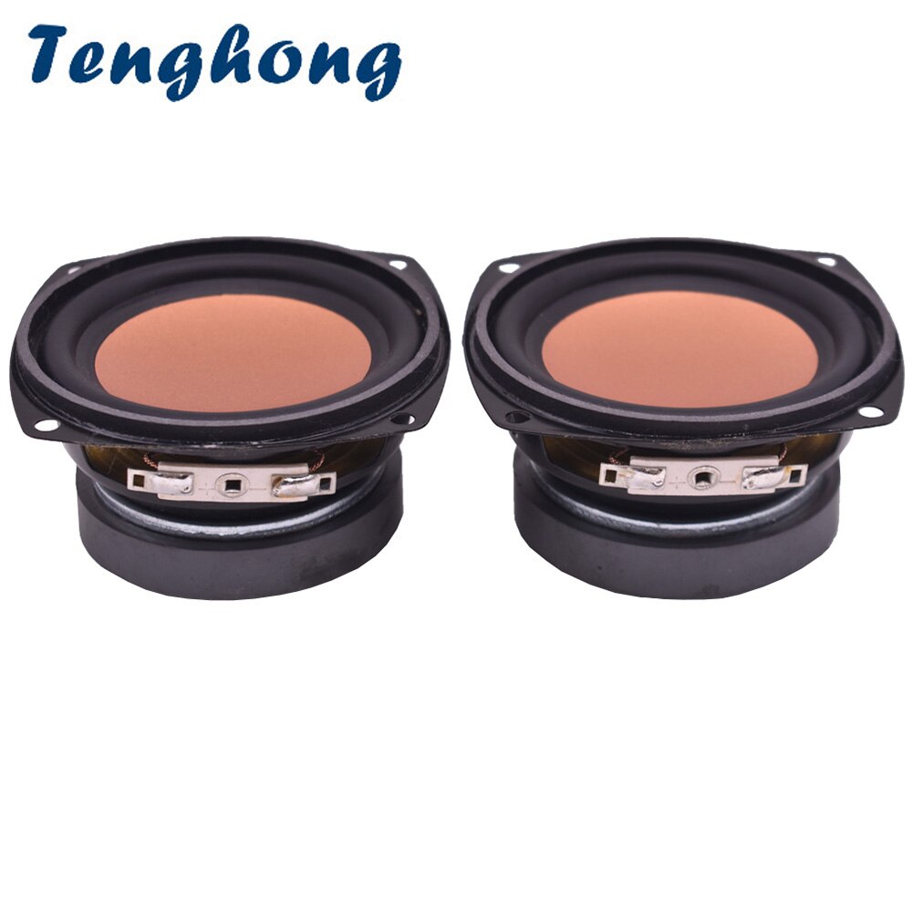 Tenghong 2 stuks 3 Inch Draagbare Audio Speaker 4Ohm 20 W Volledige Range Luidsprekers Multimedia Desktop Audio Luidspreker Home Theater DIY