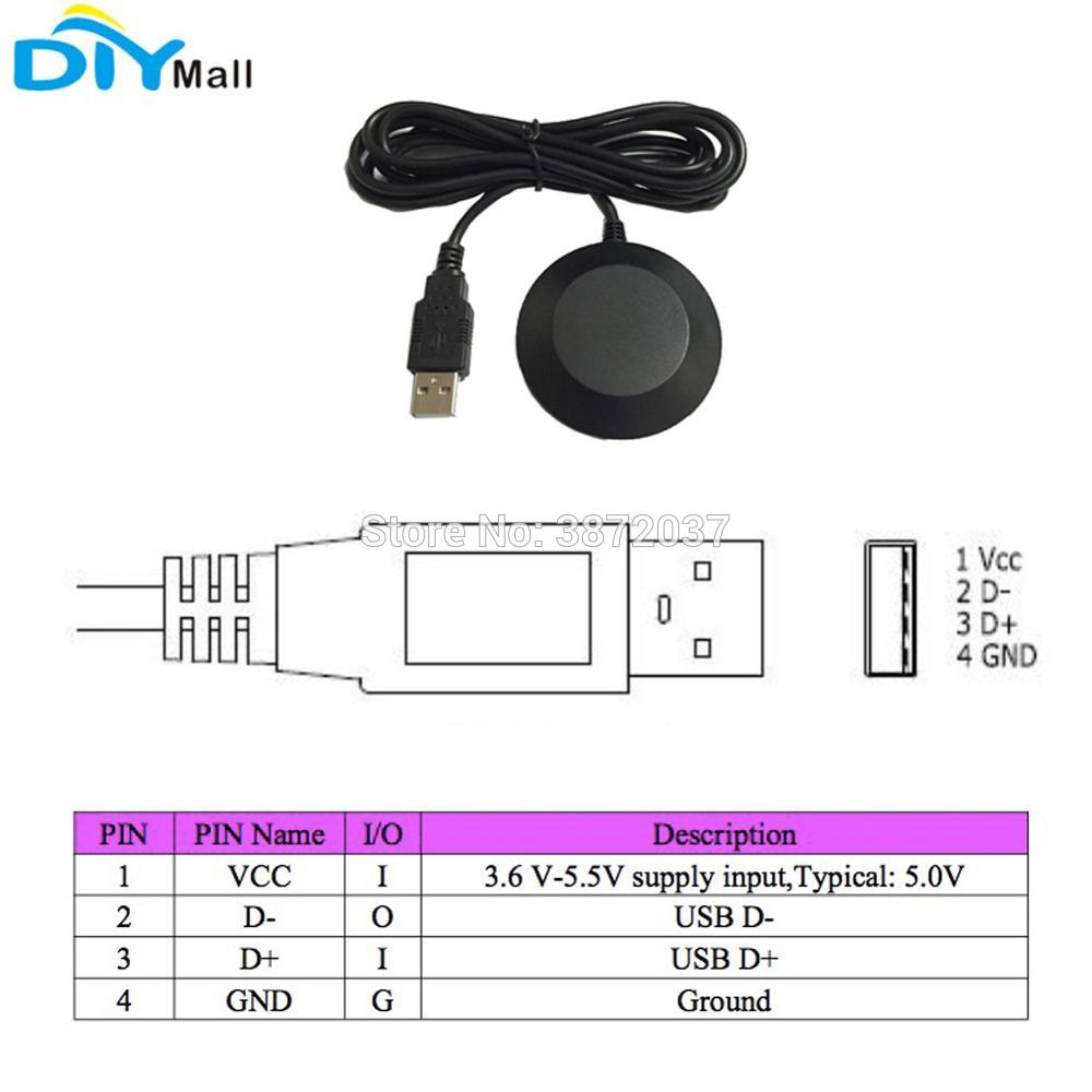 BT-708 USB GPS Ontvanger Positionering Module G-mouse GPS Muis Dongle voor Windows Linux