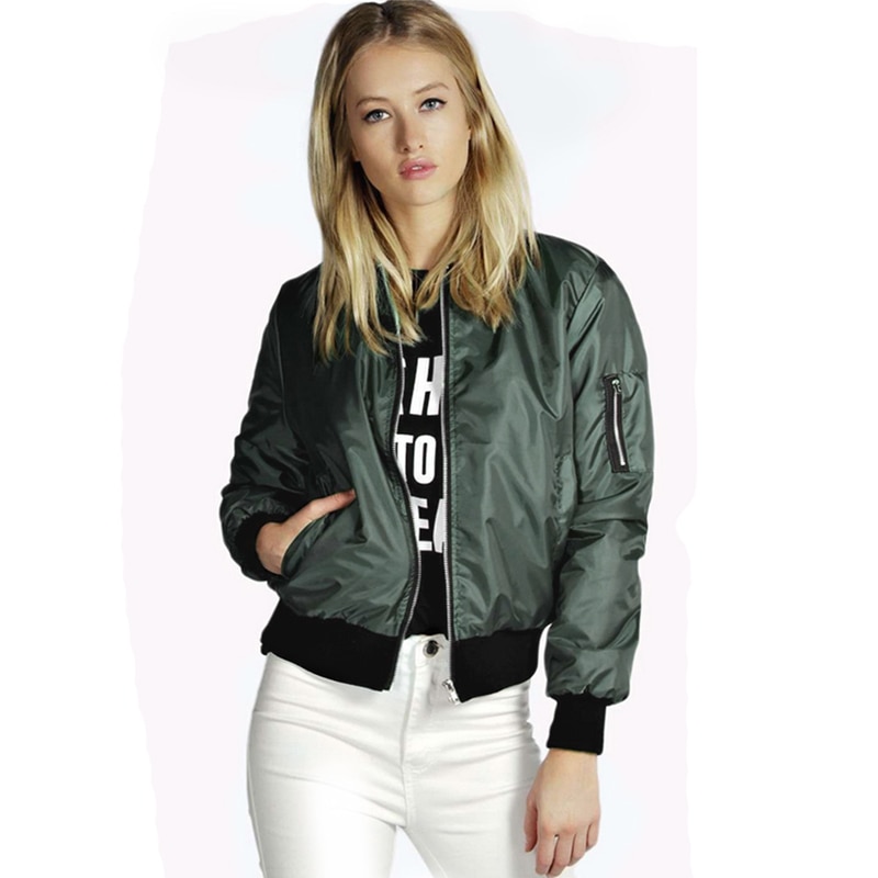 Sommer windbreaker jakke kvinder tynde jakker basic bomber jakke langærmet frakke afslappet dame jakker overtøj tøj