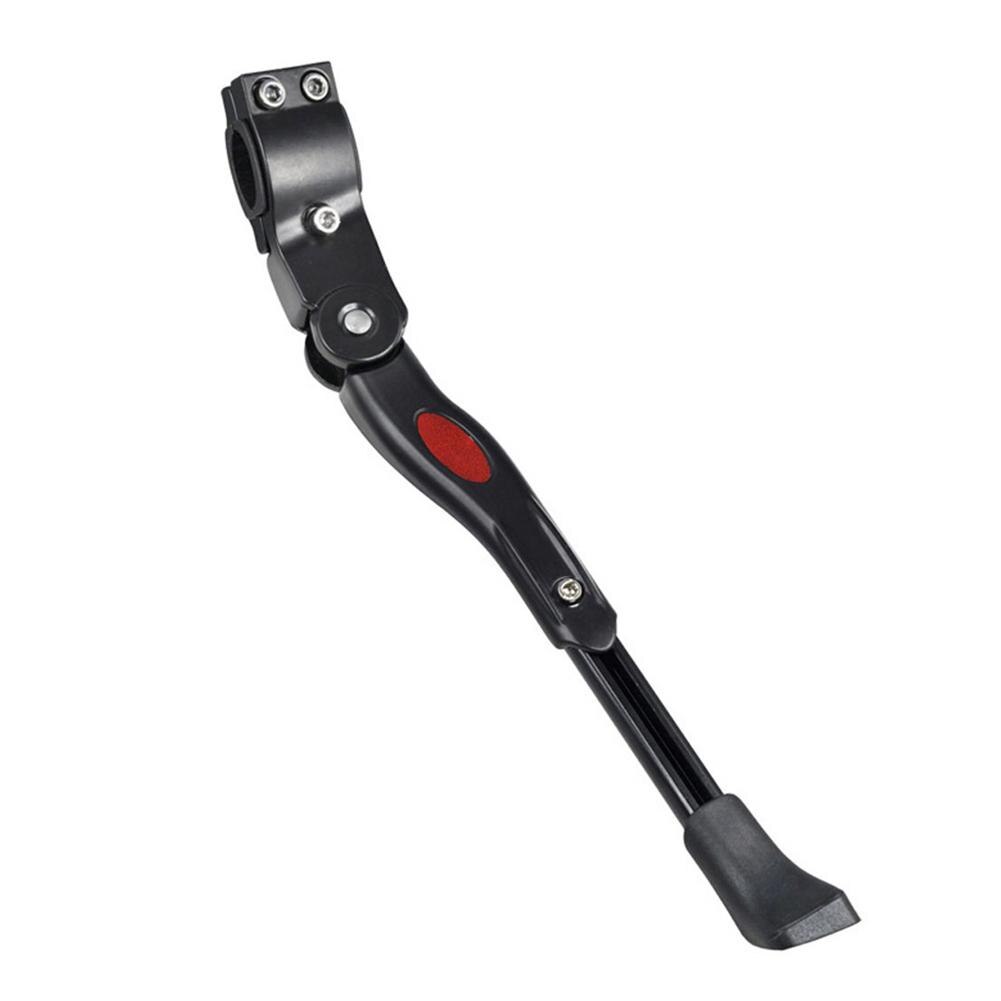 Einstellbar MTB Road Fahrrad Ständer Parkplatz Rack Side Kick Ständer (Schwarz)